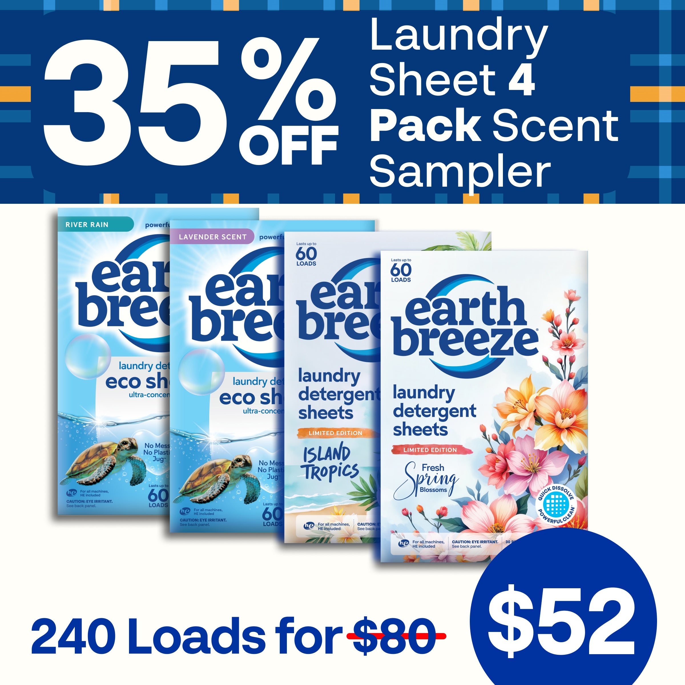 Laundry Sheet Scent Sampler - 4 Pack - Image 5