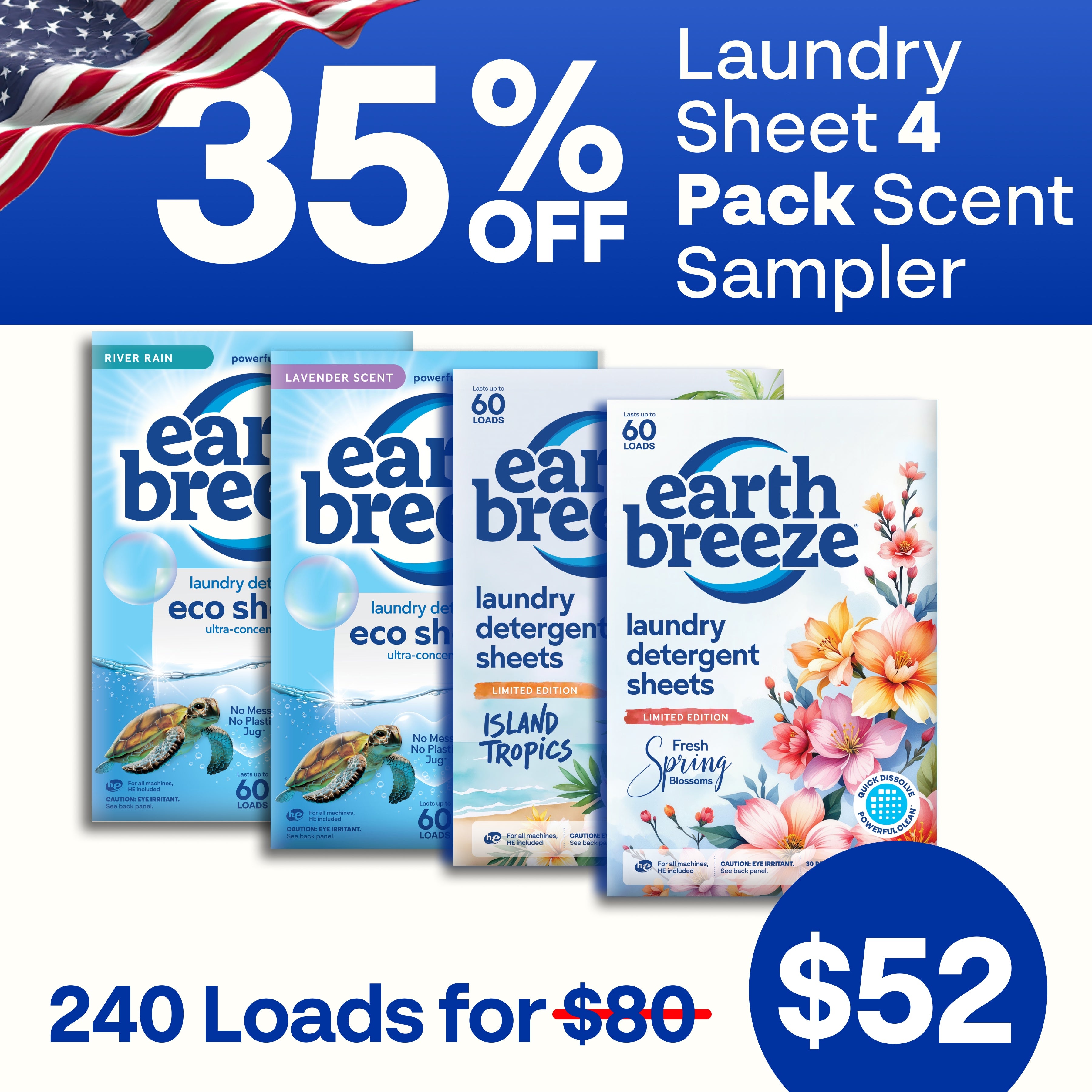 Laundry Sheet Scent Sampler - 4 Pack - Image 6
