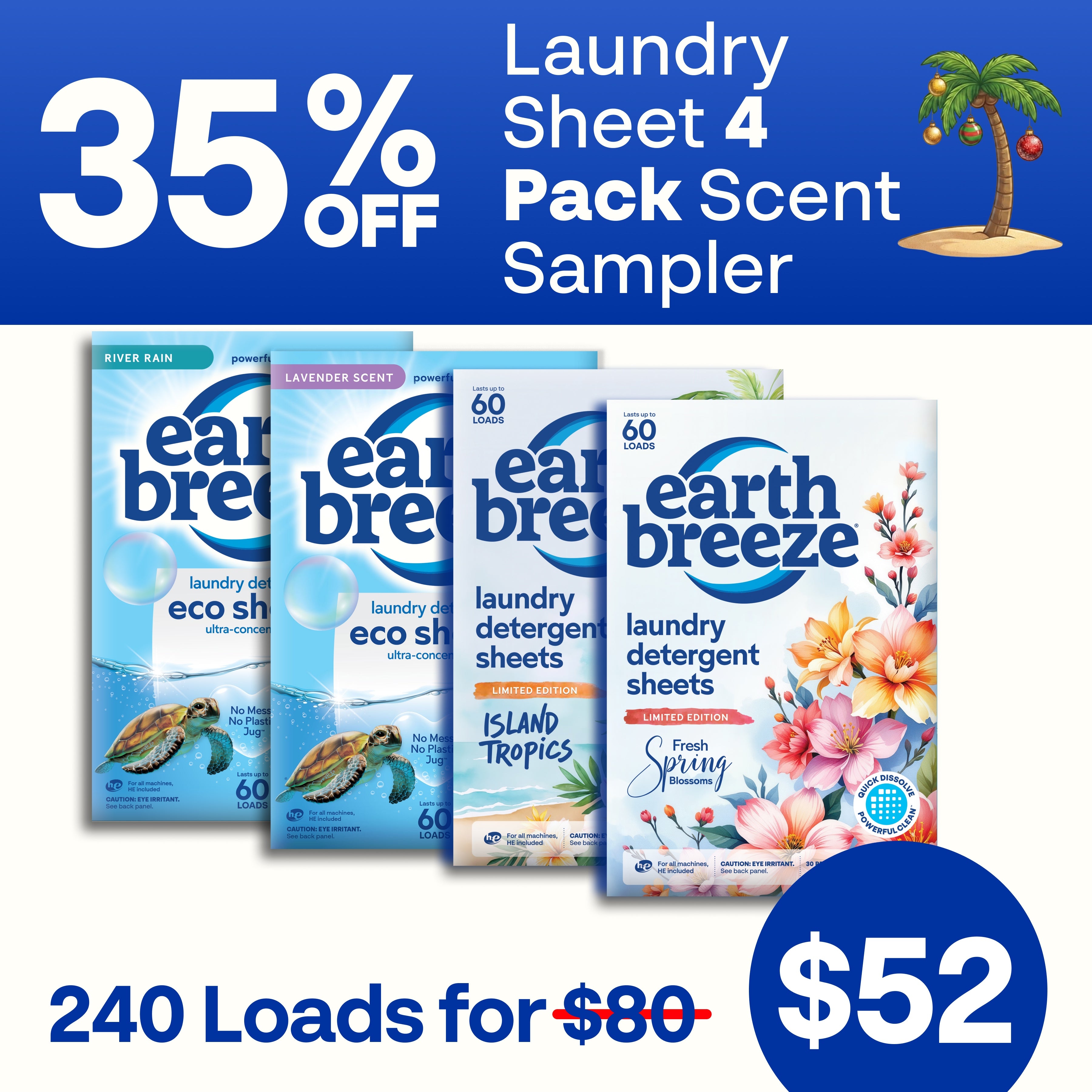Laundry Sheet Scent Sampler - 4 Pack - Image 4